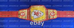 Kansas City Chiefs Kc Super Bowl NFL Championship Belt Leather Title Adult Size