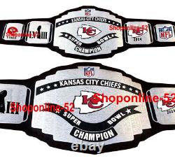 Kansas City Chiefs LVIII Super Bowl Championship Belt Adult Size 2MM