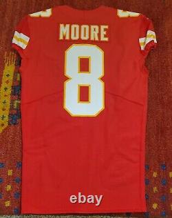 Kansas City Chiefs Matt Moore 2021 Super Bowl LV Game Issued Jersey