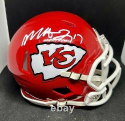 Kansas City Chiefs Mecole Hardman Signed NFL Mini Helmet Jsa Coa Super Bowl