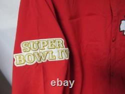 Kansas City Chiefs Men's Size Large Super Bowl IV Champions Jacket C1 6314