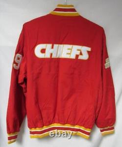 Kansas City Chiefs Men's Size Large Super Bowl IV Champions Jacket C1 6314