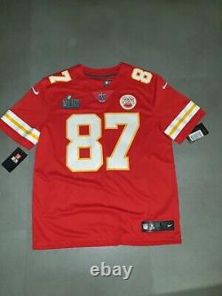 Kansas City Chiefs NFL Jersey Travis Kelce Superbowl LIV Nike Vapor Jersey