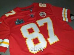 Kansas City Chiefs NFL Jersey Travis Kelce Superbowl LIV Nike Vapor Jersey