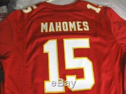 Kansas City Chiefs NFL Patrick Mahomes Nike Super Bowl LIV Game Jersey Official