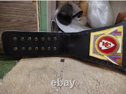 Kansas City Chiefs NFL Super Bowl LVIII Championship Leather Belt Adult size 2mm