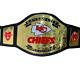 Kansas City Chiefs Nfl Super Bowl World Champion Belt 4 & 2mm Brass Adult Size