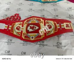 Kansas City Chiefs NFL Super bowl Championship belt 2mm Brass Plated