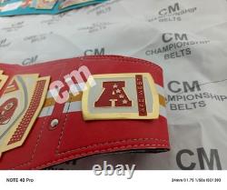 Kansas City Chiefs NFL Super bowl Championship belt 2mm Brass Plated