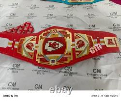 Kansas City Chiefs NFL Super bowl Championship belt 2mm Brass Plated