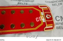 Kansas City Chiefs NFL Super bowl Championship belt 2mm Brass Plated
