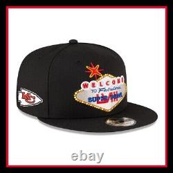 Kansas City Chiefs New Era Super Bowl LVIII Tarmac 9FIFTY Snapback Hat Las Vegas