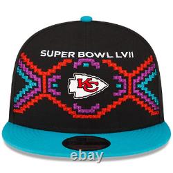 Kansas City Chiefs New Era Super Bowl LVII 57 Tarmac 9FIFTY Snapback Hat