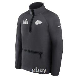 Kansas City Chiefs Nike Anthracite Super Bowl LVIII Opening Night Tech Fleece XL