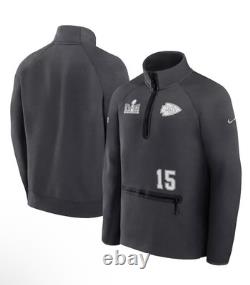 Kansas City Chiefs Nike Patrick Mahomes Super Bowl Pullover Tech Jacket L NWT