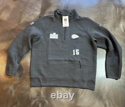 Kansas City Chiefs Nike Patrick Mahomes Super Bowl Pullover Tech Jacket L NWT
