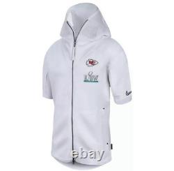 Kansas City Chiefs Nike Super Bowl LIV Media Night Showout Hoodie Men's XL NWT