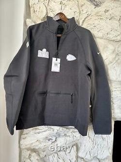 Kansas City Chiefs Nike Super Bowl LVIII Opening Night Half-Zip Pullover Jacket