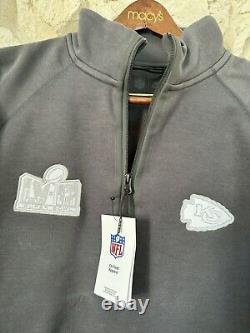 Kansas City Chiefs Nike Super Bowl LVIII Opening Night Half-Zip Pullover Jacket