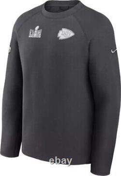 Kansas City Chiefs Nike Super Bowl LVIII Opening Night Tech Pullover Sweater L
