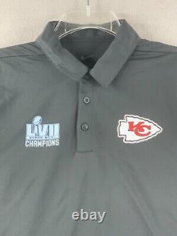 Kansas City Chiefs Nike Super Bowl LVII Champions Franchise Polo Shirt Men's NFL