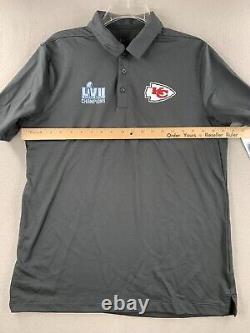 Kansas City Chiefs Nike Super Bowl LVII Champions Franchise Polo Shirt Men's NFL