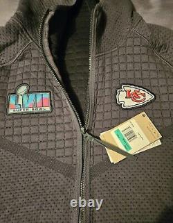 Kansas City Chiefs Nike Super Bowl LVII Opening Night Performance FZ Hoodie XL