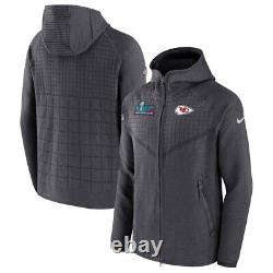 Kansas City Chiefs Nike Super Bowl LVII Opening Night Performance Full Hoodie KC