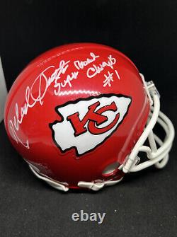 Kansas City Chiefs Noland Smith Signed NFL Mini Helmet Jsa Coa Super Bowl