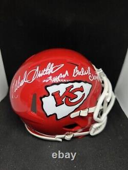 Kansas City Chiefs Noland Smith Signed NFL Mini Helmet Jsa Coa Super Bowl