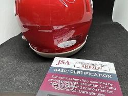 Kansas City Chiefs Noland Smith Signed NFL Mini Helmet Jsa Coa Super Bowl