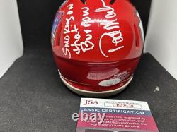 Kansas City Chiefs Pat Mahomes Signed NFL Helmet Jsa Coa Super Bowl Authentic