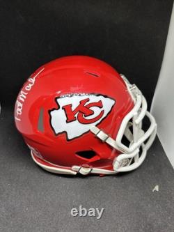 Kansas City Chiefs Pat Mahomes Signed NFL Helmet Jsa Coa Super Bowl Authentic