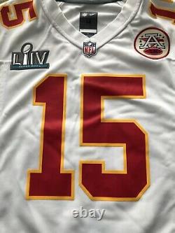 Kansas City Chiefs Patrick Mahomes Jersey Super Bowl Game LIV 54 Patch MVP Nike