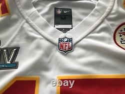 Kansas City Chiefs Patrick Mahomes Jersey Super Bowl Game LIV 54 Patch MVP Nike