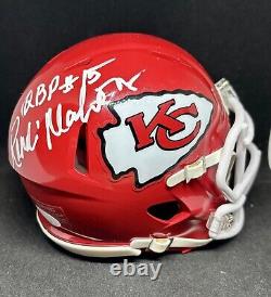 Kansas City Chiefs Randi Mahomes Signed NFL Helmet Jsa Coa Super Bowl Authentic