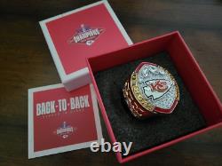Kansas City Chiefs STH Season Ticket Paperweight Super Bowl LVIII Ring + Box