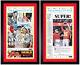 Kansas City Chiefs Super Bowl & Afc Champions Framed Original Newspaper Set