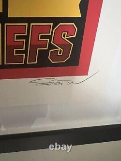 Kansas City Chiefs Signed Print 2019 Playoffs 60th Anniversary SUPER BOWL CHAMPS