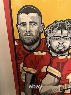 Kansas City Chiefs Signed Print 2019 Playoffs 60th Anniversary SUPER BOWL CHAMPS