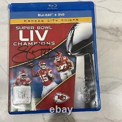 Kansas City Chiefs Signed Super Bowl LIV BLU RAY DVD