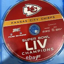 Kansas City Chiefs Signed Super Bowl LIV BLU RAY DVD