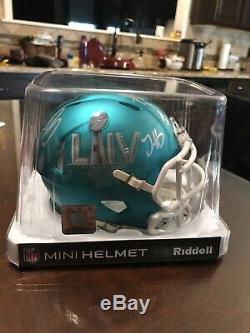 Kansas City Chiefs Signed Super Bowl Mini Helmet Patrick Mahomes Kelce Hill