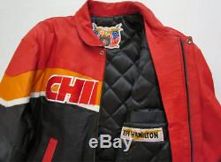 Kansas City Chiefs SuperBowl LIV Champs Leather Jacket by Jeff Hamilton Size XL