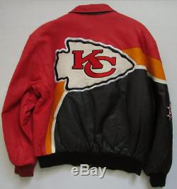 Kansas City Chiefs SuperBowl LIV Champs Leather Jacket by Jeff Hamilton Size XL