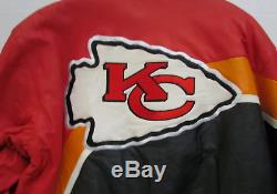 Kansas City Chiefs SuperBowl LIV Champs Leather Jacket by Jeff Hamilton Size XL