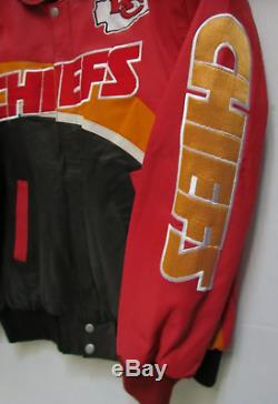 Kansas City Chiefs SuperBowl LIV Champs Leather Jacket by Jeff Hamilton Size XL