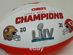 Kansas City Chiefs Super Bowl 54 LIV Limited Edition Nikco Football Pat Mahomes