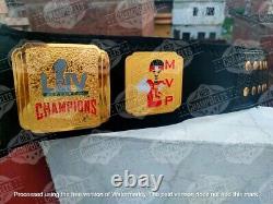 Kansas City Chiefs Super Bowl 57 NFL Championship Belt Adult Size 2mm Brass