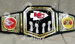 Kansas City Chiefs Super Bowl 58 LVIII Championship Belt 2024 Football 2mm Brass
